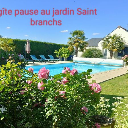 Gîte pause au jardin Saint-Branchs Extérieur photo